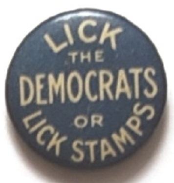 Lick the Democrats or Lick Stamps
