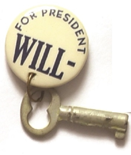 Will-Key for President Celluloid