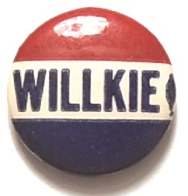 Willkie Red, White, Blue Bold Letters