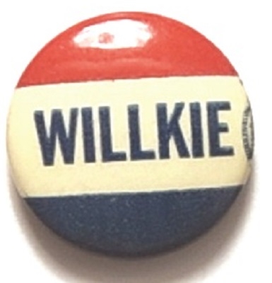 Willkie Red, White, Blue Thinner Letters