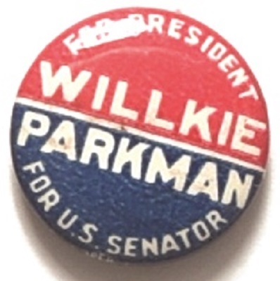 Willkie, Parkman Massachusetts Coattail