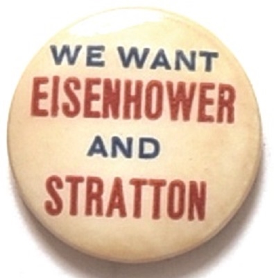 Eisenhower and Stratton Illinois Coattail