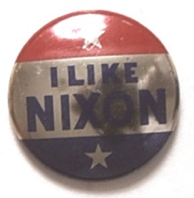 I Like Nixon Metallic Pin