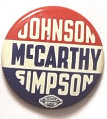 Johnson, McCarthy, Simpson Minnesota Coattail