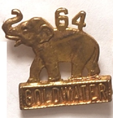 Goldwater 64 Elephant Pin