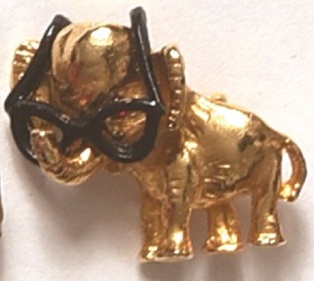 Goldwater Elephant With Glasses