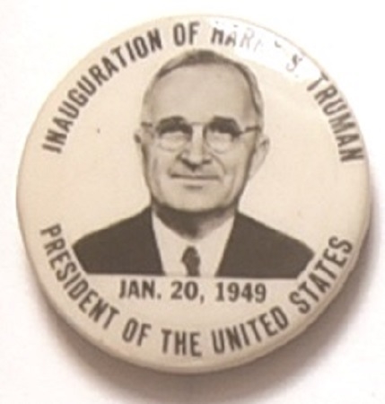 Truman Rare Inaugural Pin