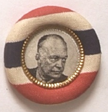Eisenhower Clothing Button With Cloth Border