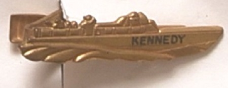 Kennedy PT 109 Gold Tie Clasp