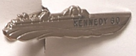 Kennedy 60 PT 109 Silver Tie Clasp
