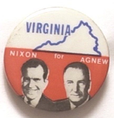 Nixon, Agnew State Set Virginia