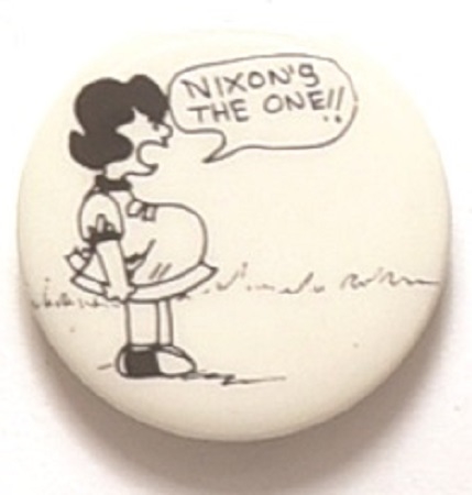 Nixons the One Cartoon Pin