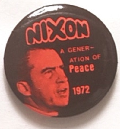 Nixon a Generation at Peace
