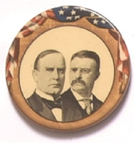 McKinley, Roosevelt Flag Design Jugate