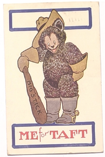 Me for Taft Teddy Bear Postcard