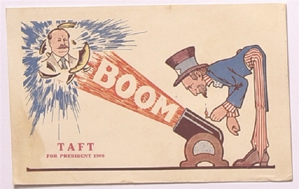 Taft, Uncle Sam Boom! Postcard