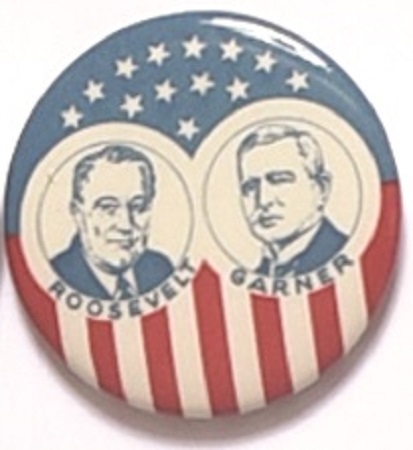 Roosevelt, Garner Stars and Stripes Jugate
