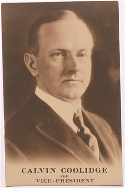 Coolidge Vice President Postcard
