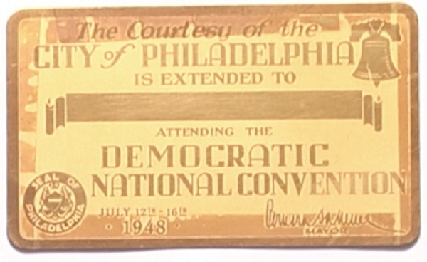 Truman Metal Convention Philadelphia Ticket