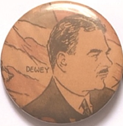 Dewey Rare Home Made Pin