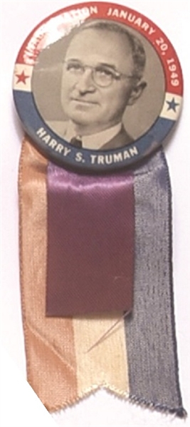 Truman Memorial Pin With Ribbon