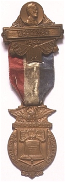 Dewey 1948 Convention Newsreel Badge