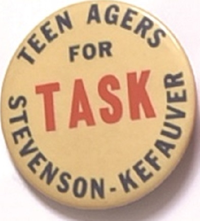 TASK, Teen-Agers for Stevenson, Kefauver