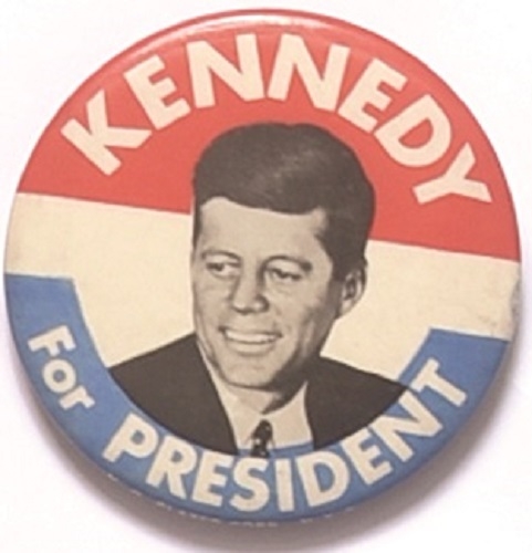 Kennedy for President 2 1/2 Inch Celluloid