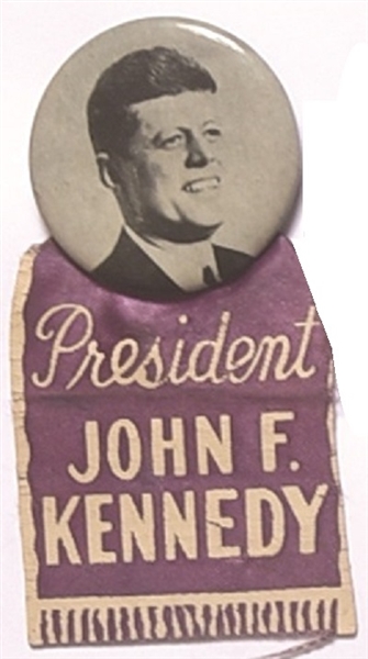 President John F. Kennedy Pin and Ribbon
