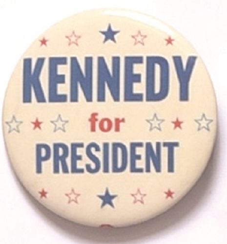 John F. Kennedy for President Rare Stars Celluloid