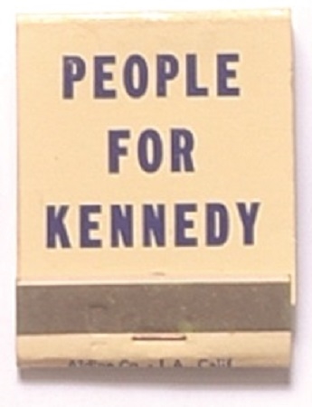 People for Kennedy Matchbook