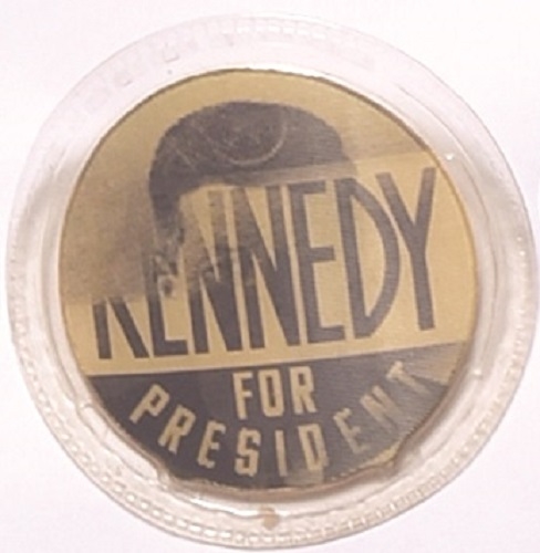 Kennedy for President Blue Clear Plastic Flasher