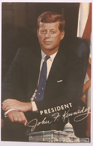 John F. Kennedy Color Postcard