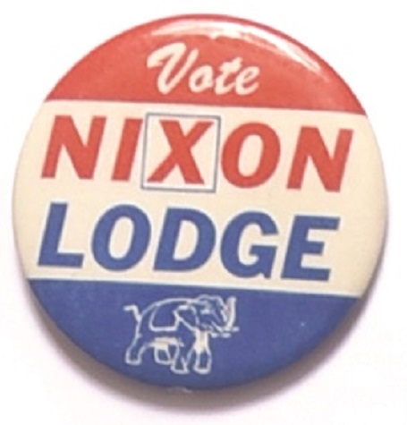 Scarce Vote Nixon, Lodge Celluloid