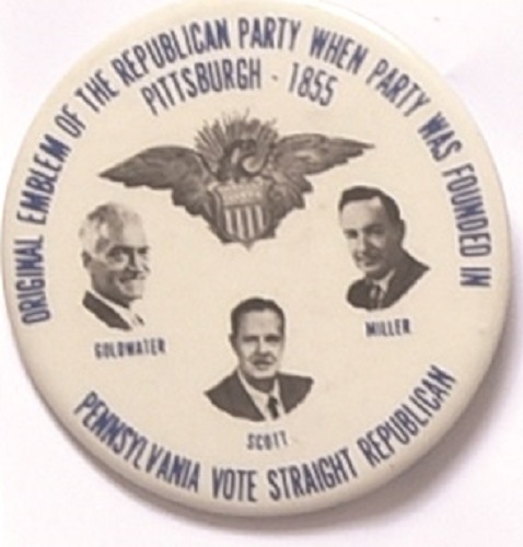 Goldwater, Miller, Scott Scarce Pittsburgh Coattail