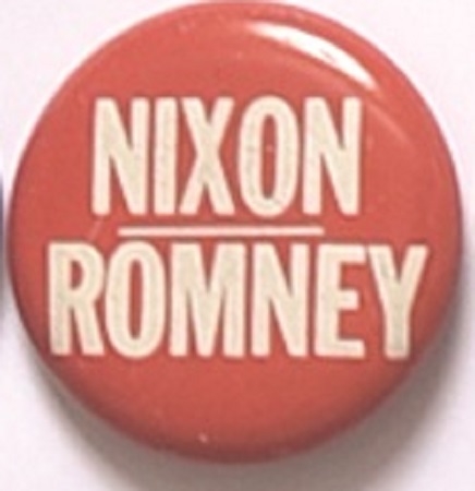 Nixon, Romney Litho