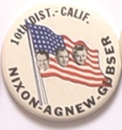 Nixon, Gubser California Coattail