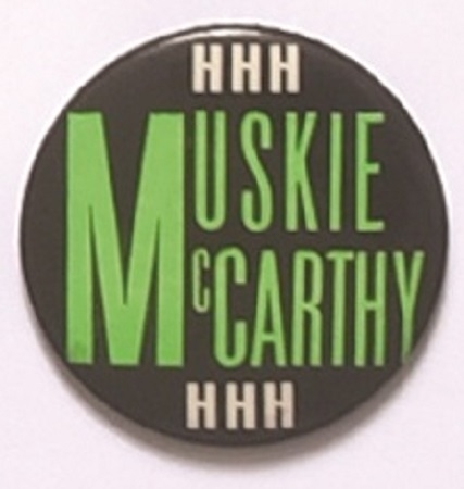 Scarce HHH, Muskie, McCarthy