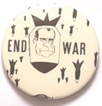 Nixon End War Bombs Pin