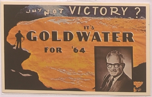 Goldwater Why Not Victory Postcard