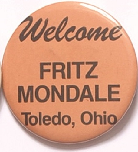 Welcome Fritz Mondale Toledo, Ohio