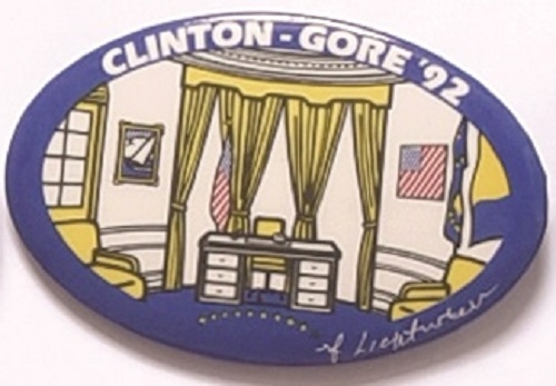 Clinton, Gore Oval Office