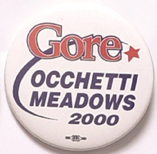 Gore, Occhetti, Meadows Washington, D.C. Pin