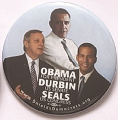 Obama, Durbin, Seals Illinois Coattail