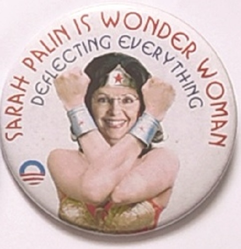 Obama, Anti Sarah Palin Wonder Woman
