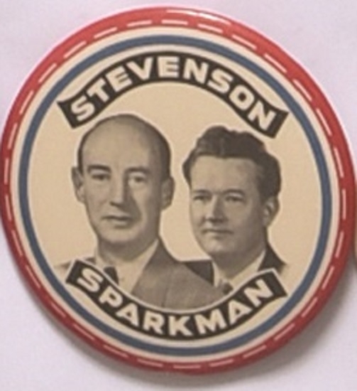 Stevenson, Sparkman 1952 Jugate