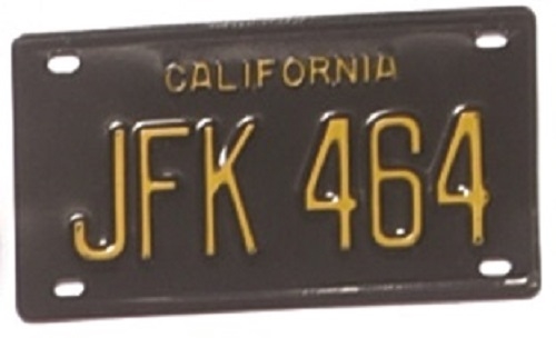 JFK 464 California Mini License