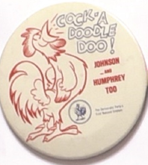 Lyndon Johnson Rooster Pin