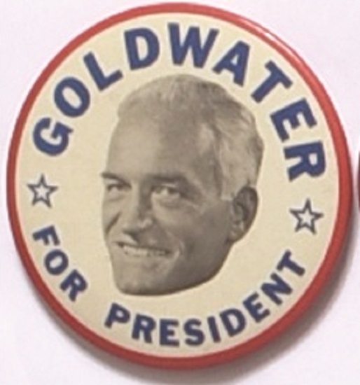 Goldwater for President Floating Head Celluloid