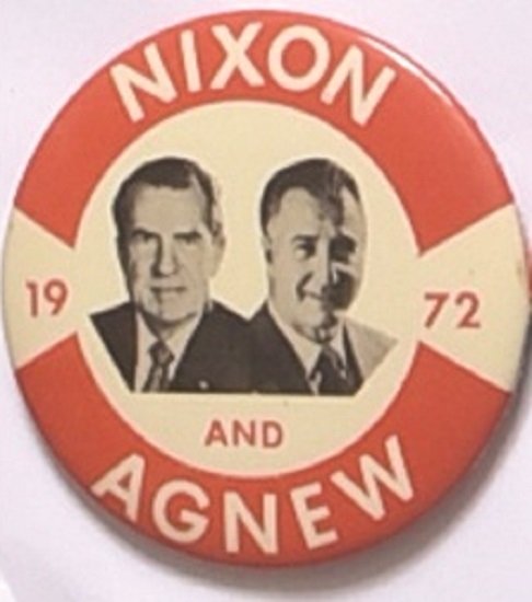 Nixon and Agnew 1972 Jugate